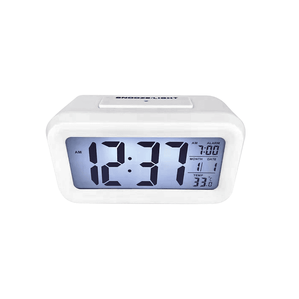 Reloj Con Alarma Blanco 1