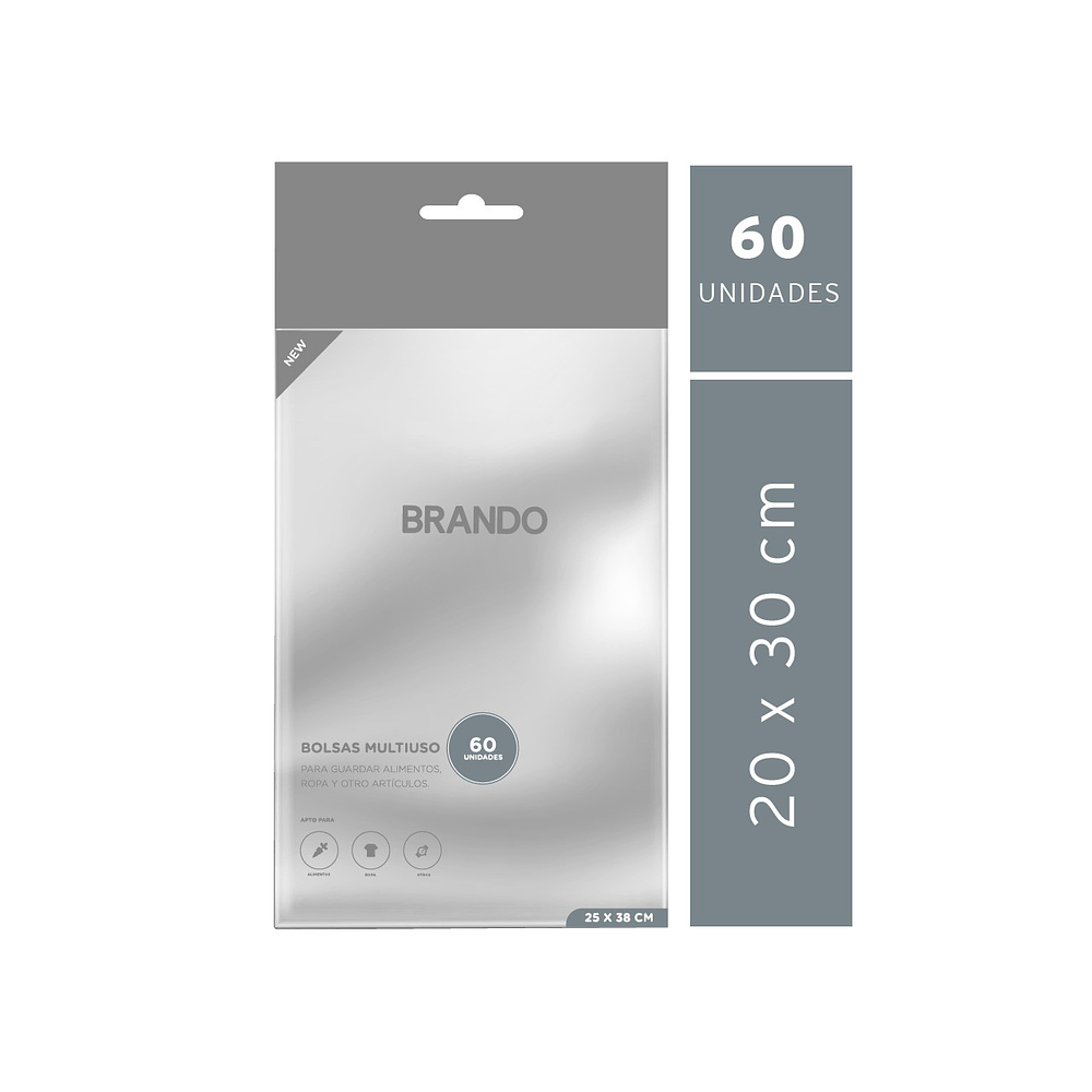 Bolsa Multiuso 20x30cm Brando