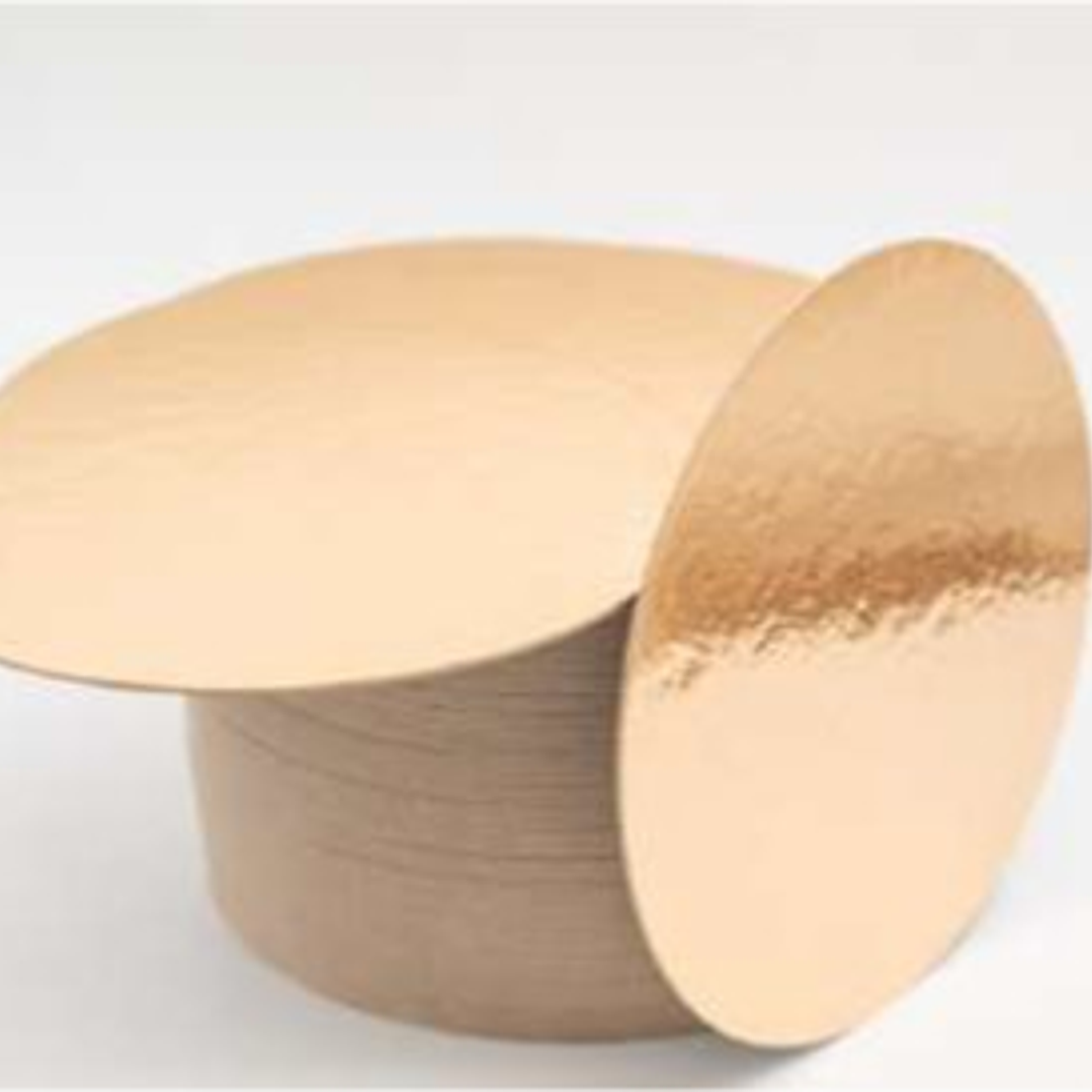 Disco Fino 1,5mm Liso Ouro/Preto  - 100 unidades 1