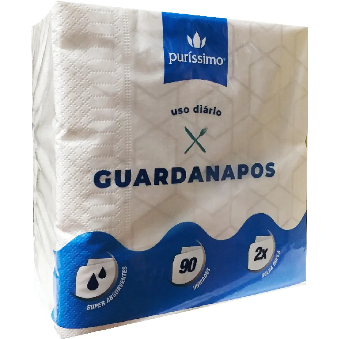 Guardanapos Puríssimo 2 folhas - 90 unidades 1