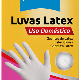 Luvas Latex Tamanho S - 10 unidades