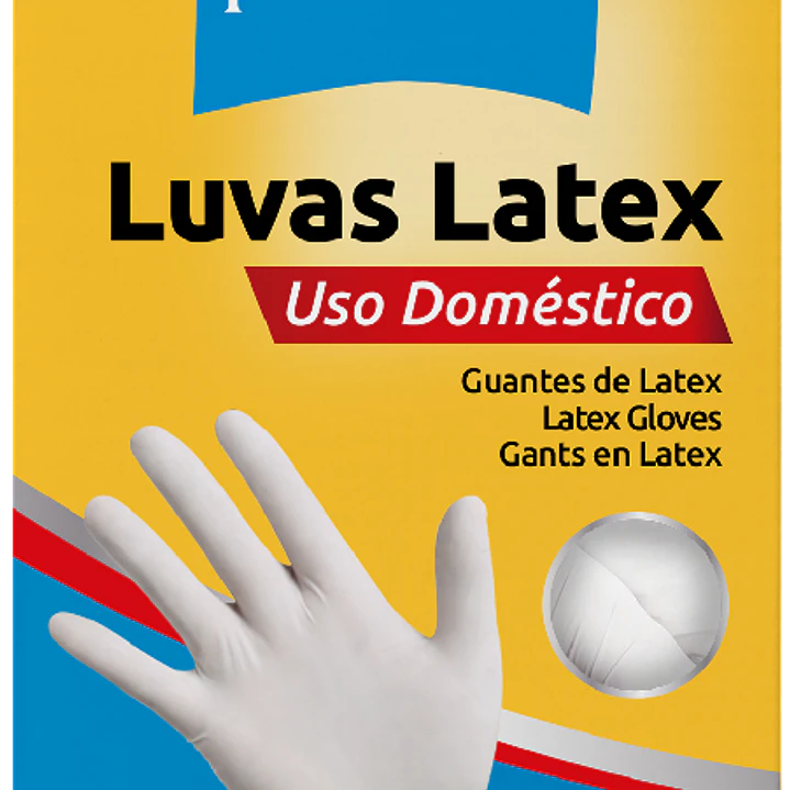 Luvas Latex Tamanho M - 10 unidades 1