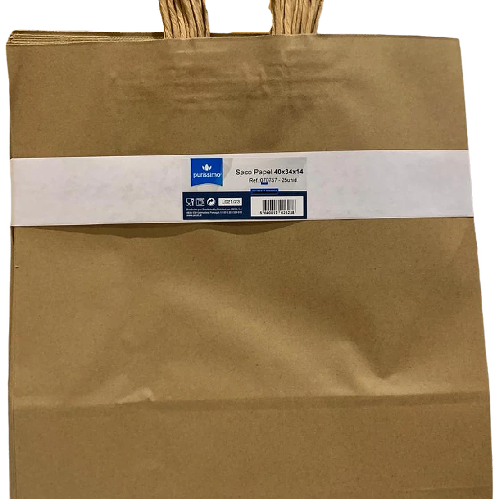 Sacos Papel 40x34x14cm - 25 unidades 1