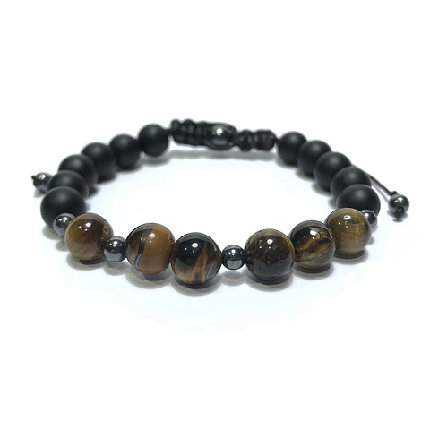 Pulsera Colección Ágata Ojo de Tigre 