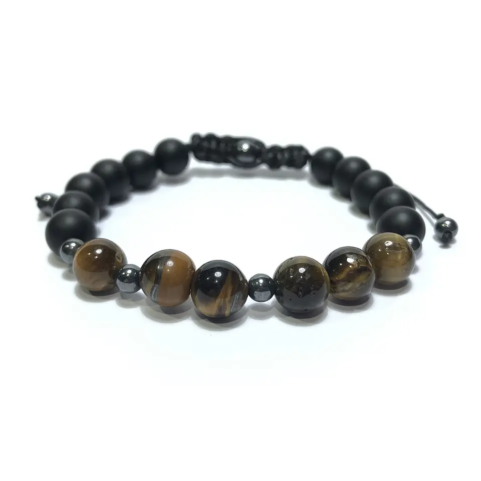 Pulsera Colección Ágata Ojo de Tigre  1