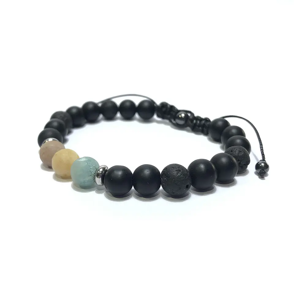 Pulsera Colección Amazonita Ágata  2