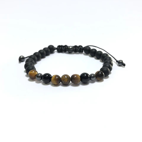 Pulsera Colección Ónix & Ojo de Tigre