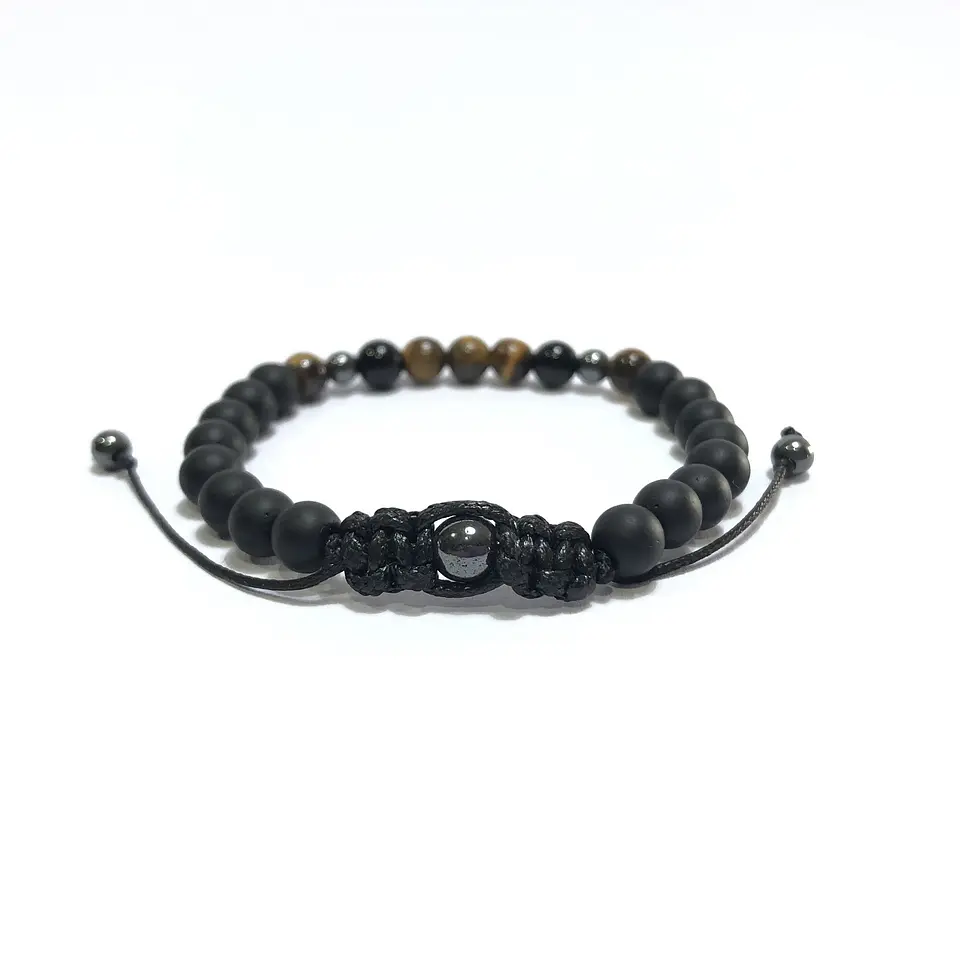 Pulsera Colección Ónix & Ojo de Tigre 3