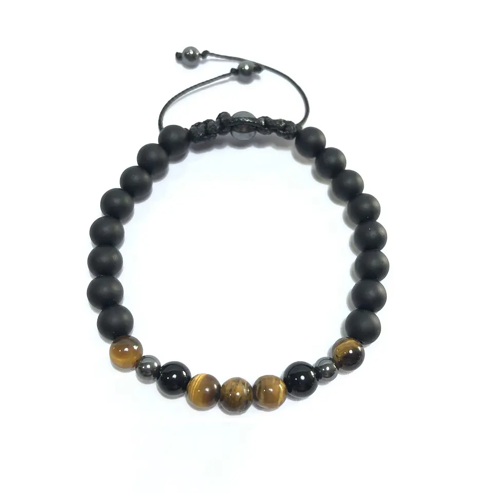 Pulsera Colección Ónix & Ojo de Tigre 4