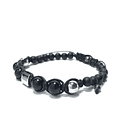 Pulsera Colección Trenzada Ónix & Ágata. 2