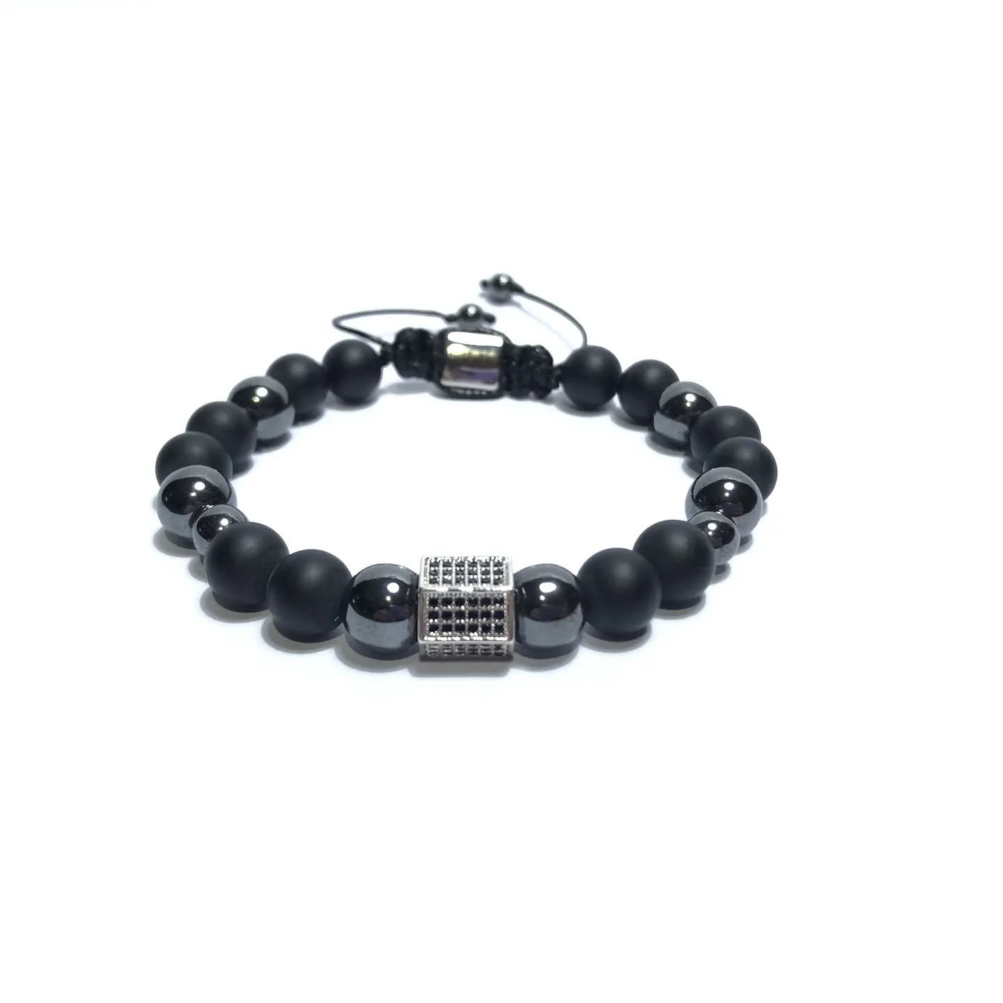 Pulsera Colección Onix Mate & Hematita 1