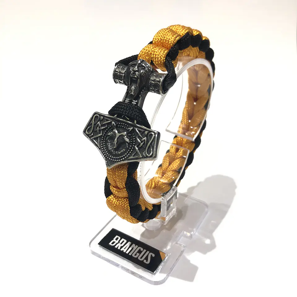 Pulsera Paracord Vikingo Martillo O 1