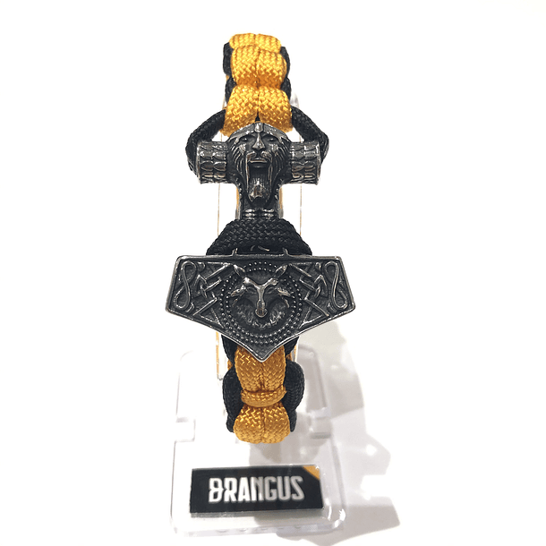 Pulsera Paracord Vikingo Martillo O 3