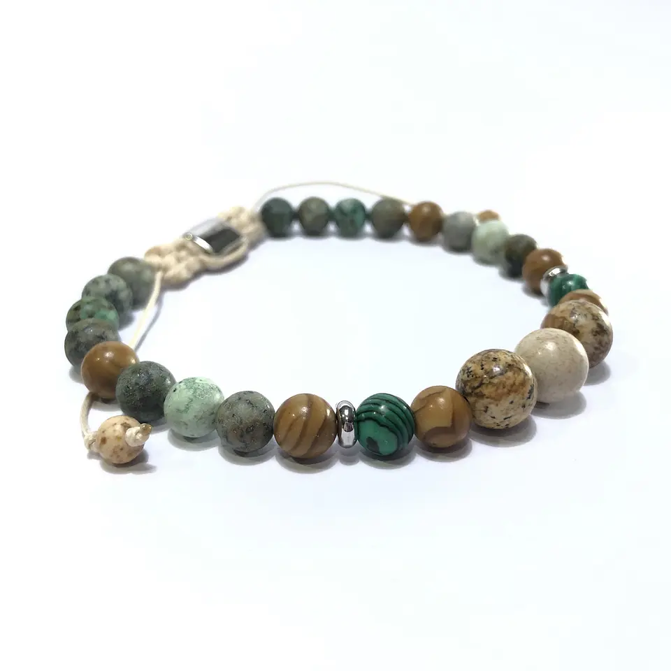 Pulsera Colección Jaspe & Turquesa 3