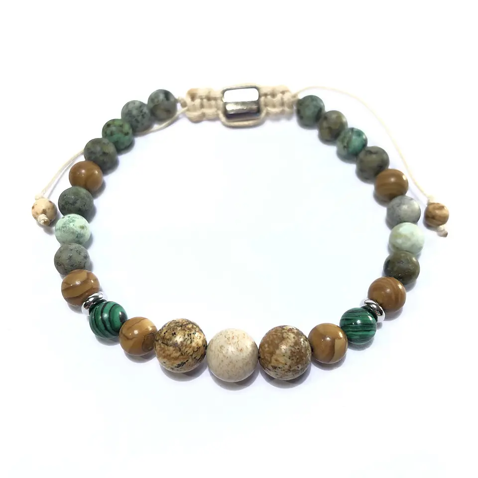 Pulsera Colección Jaspe & Turquesa 5
