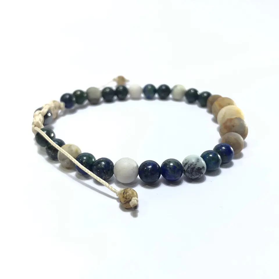 Pulsera Colección Amazonita & Azurita 4