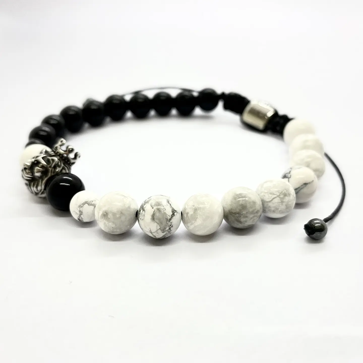 Pulsera Half Howlite 2