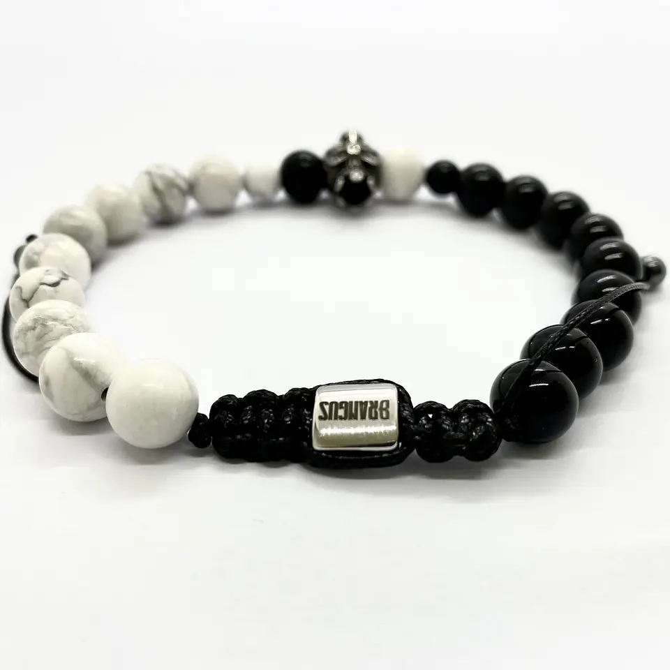 Pulsera Half Howlite 3