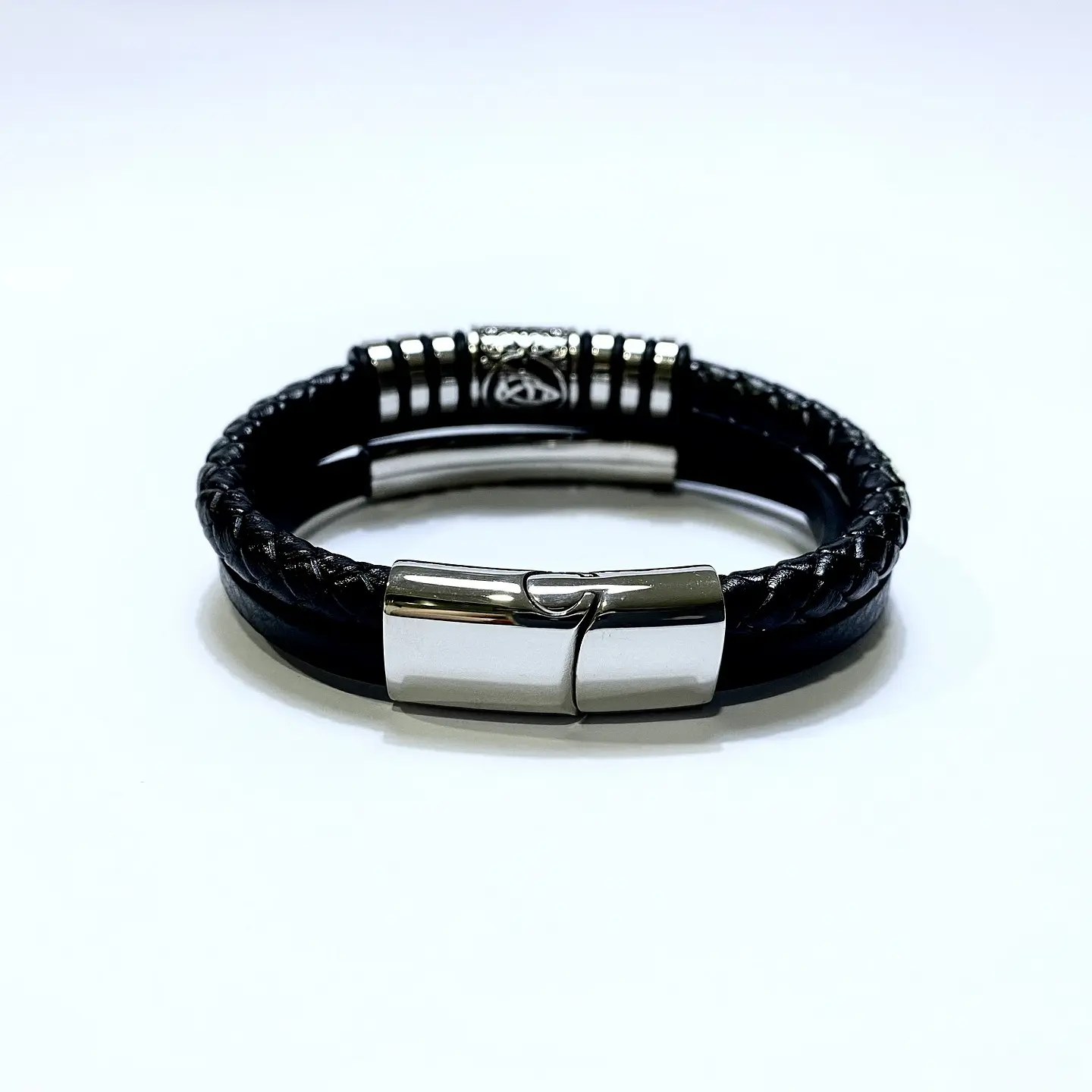 Pulsera Cuero Triqueta Celta 3