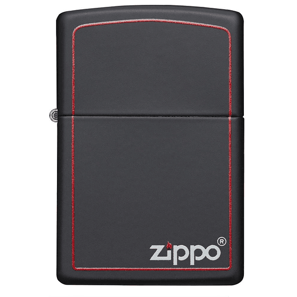 Zippo Classic Black and Red Border 1