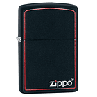 Zippo Classic Black and Red Border 2