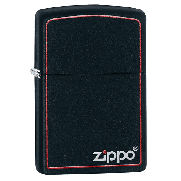 Zippo Classic Black and Red Border 2