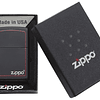 Zippo Classic Black and Red Border