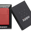 Zippo Red Matte With Logo