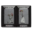 Zippo Day Of Dead Skulls Set 1