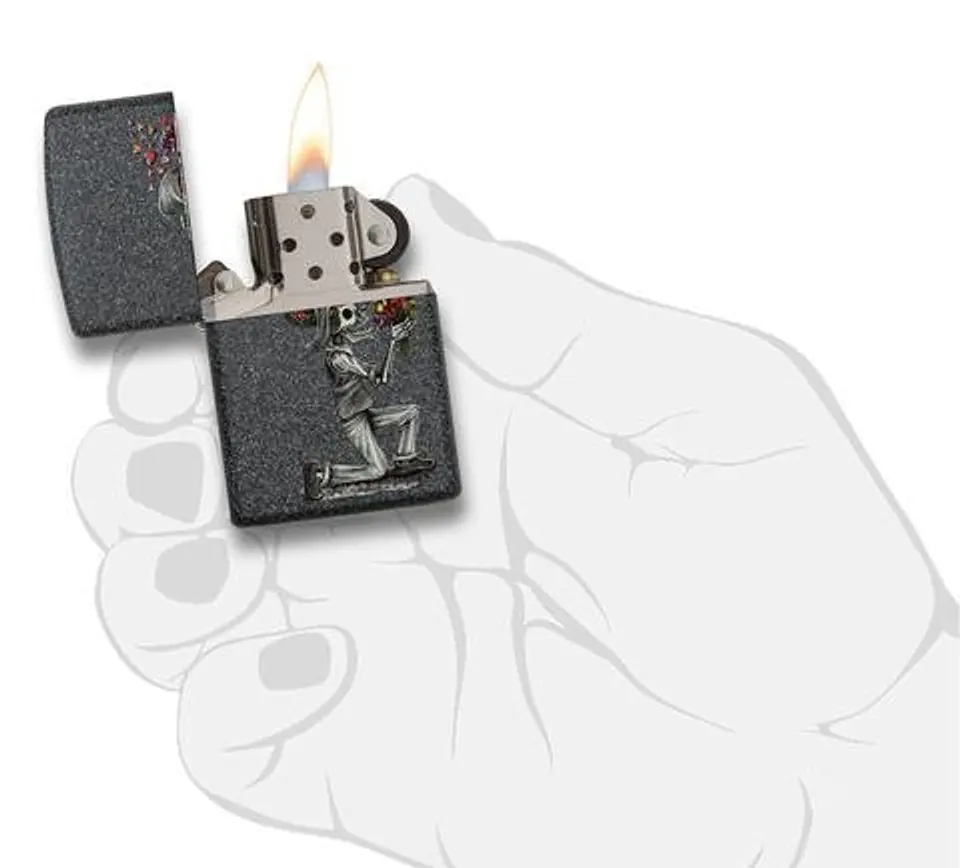Zippo Day Of Dead Skulls Set 4
