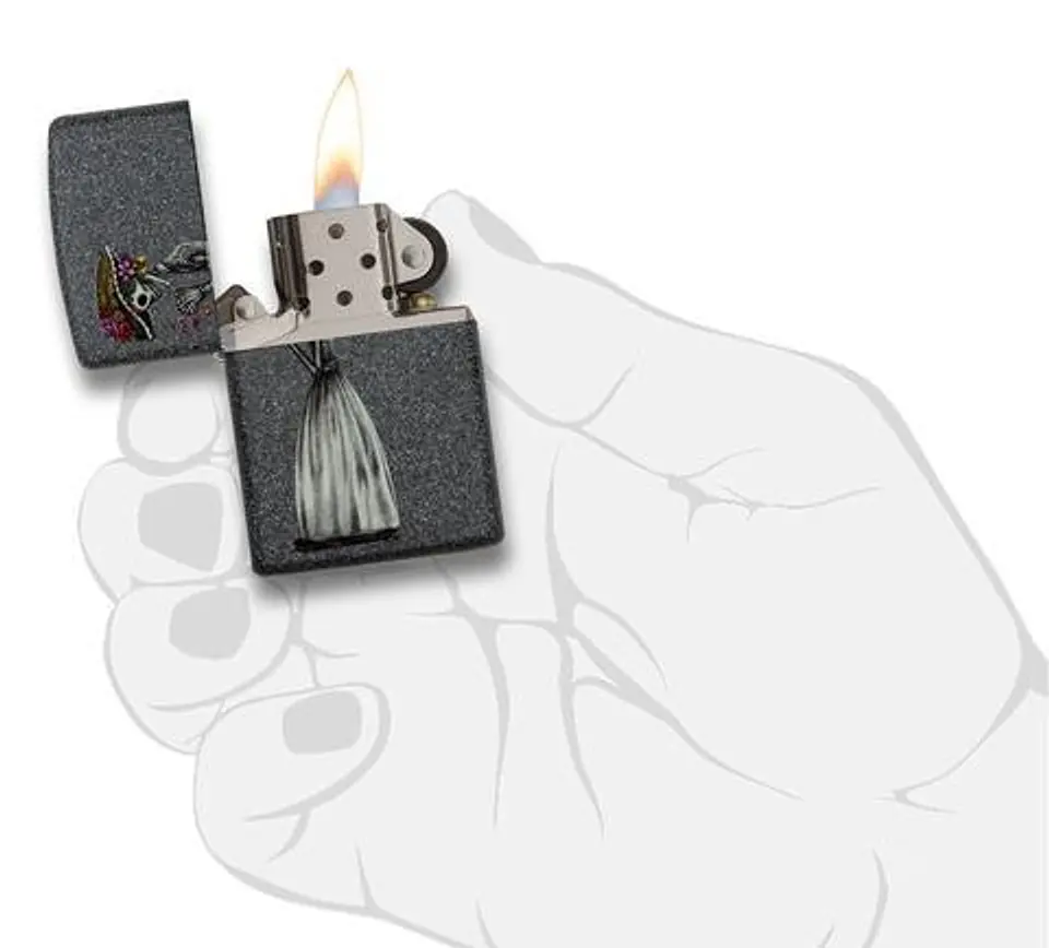 Zippo Day Of Dead Skulls Set 8