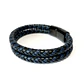 Pulsera Cuero Trenzada doble color - Miniatura 1