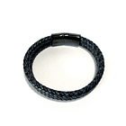 Pulsera Cuero Trenzada doble color 4