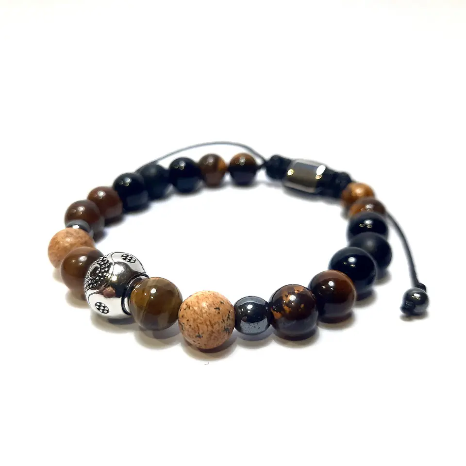 Pulsera Colección Plata 925 & Piedras Naturales y Semipreciosas 2