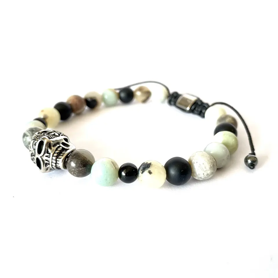 Pulsera Colección Plata 925 & Piedras Naturales y Semipreciosas  2