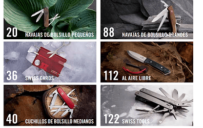 Catalogo de Caracteristicas en Navajas Victorinox