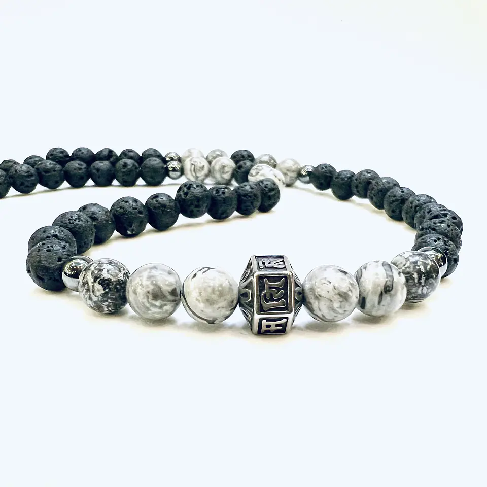 Collar de piedras naturales y semipreciosas 1