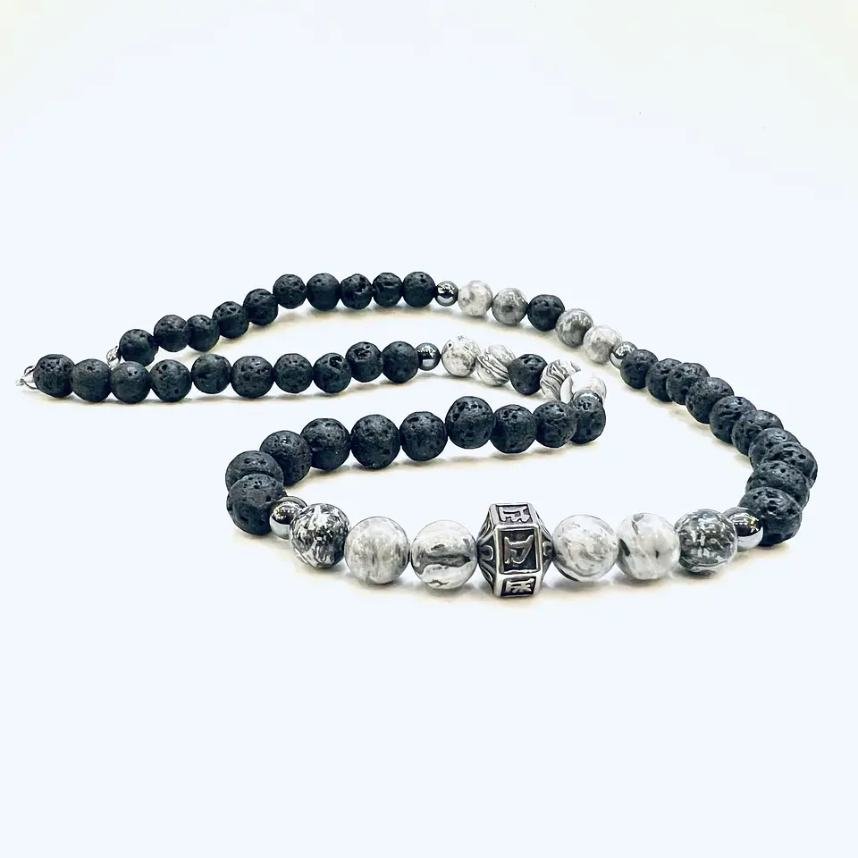 Collar de piedras naturales y semipreciosas 3