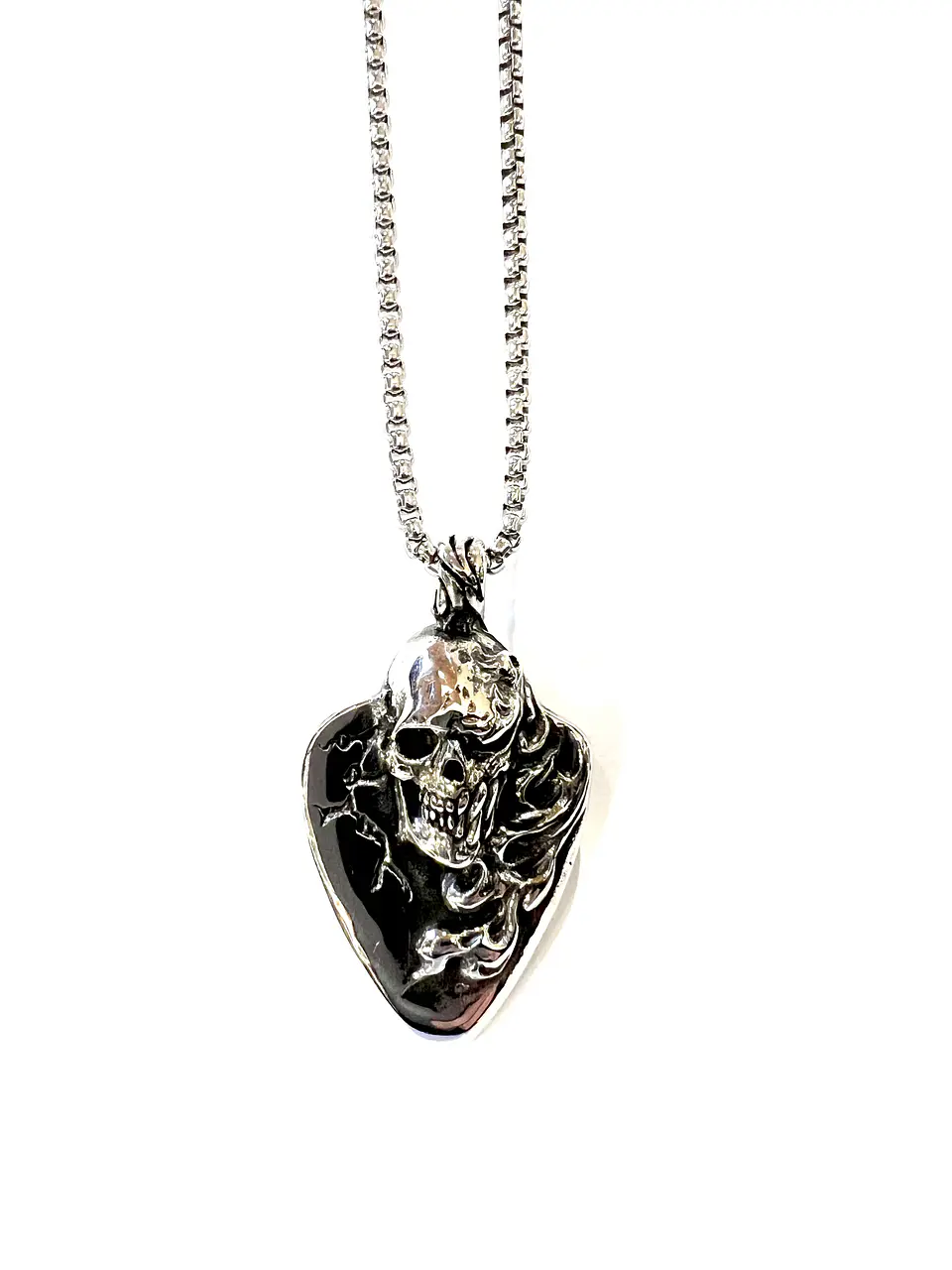 Collar de acero inoxidable (calavera) 1