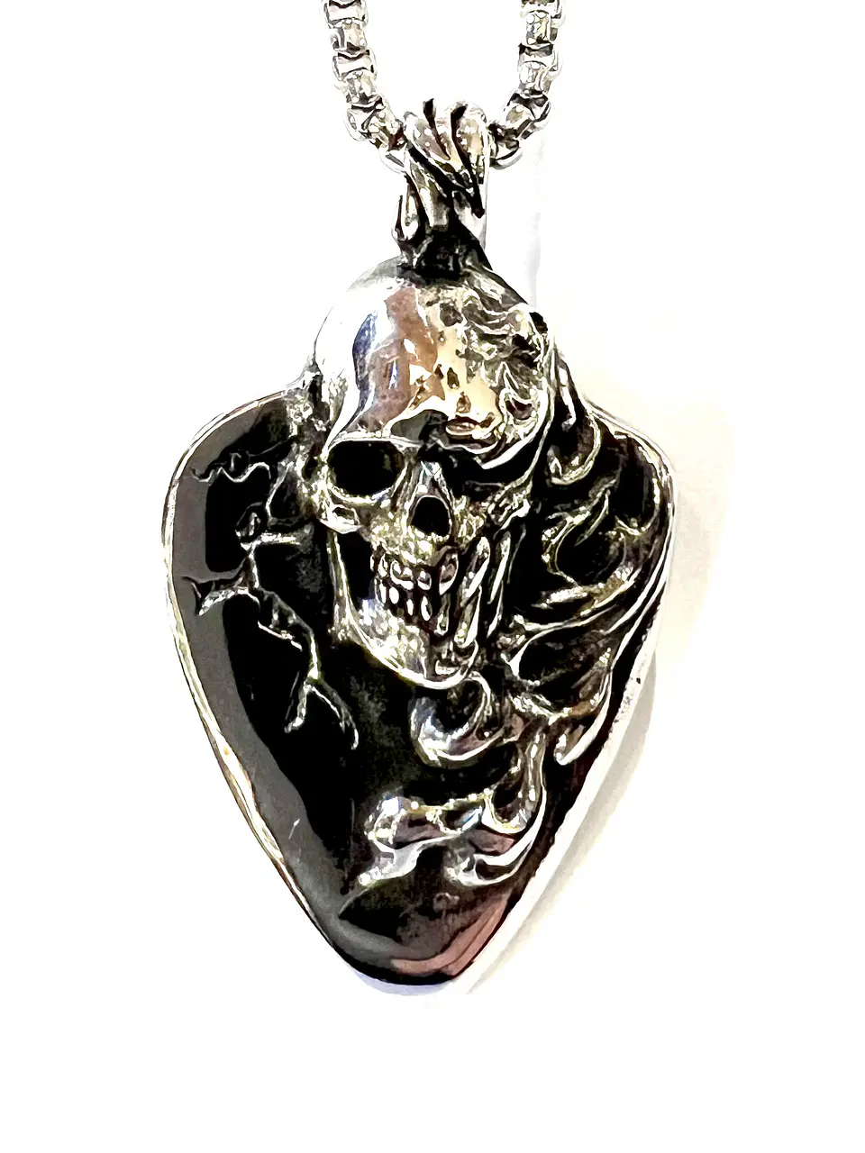 Collar de acero inoxidable (calavera) 2