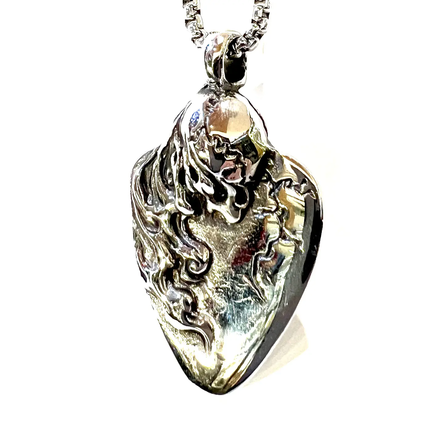 Collar de acero inoxidable (calavera) 4