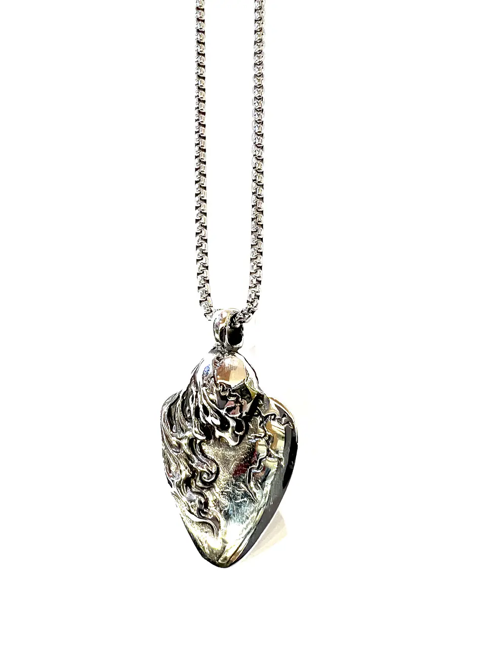 Collar de acero inoxidable (calavera) 3