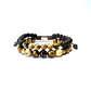 Pulsera Doble Colección Jaspe & Volcánica - Miniatura 1