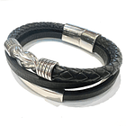 Pulsera Cuero nudo celta 3