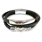 Pulsera Cuero nudo celta 2