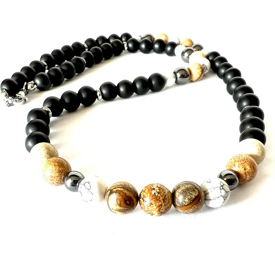 Collar de piedras naturales y semipreciosas 2