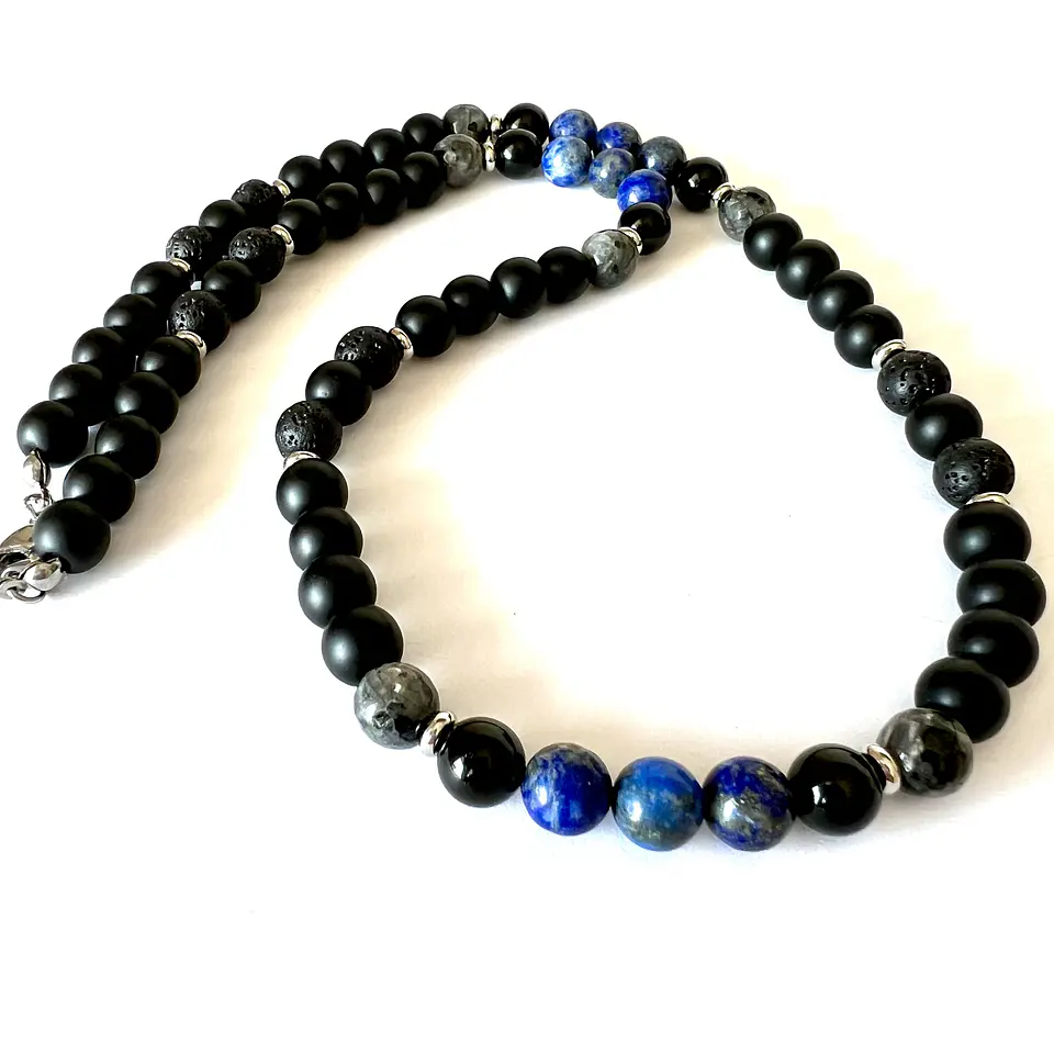 Collar de piedras naturales y semipreciosas 2