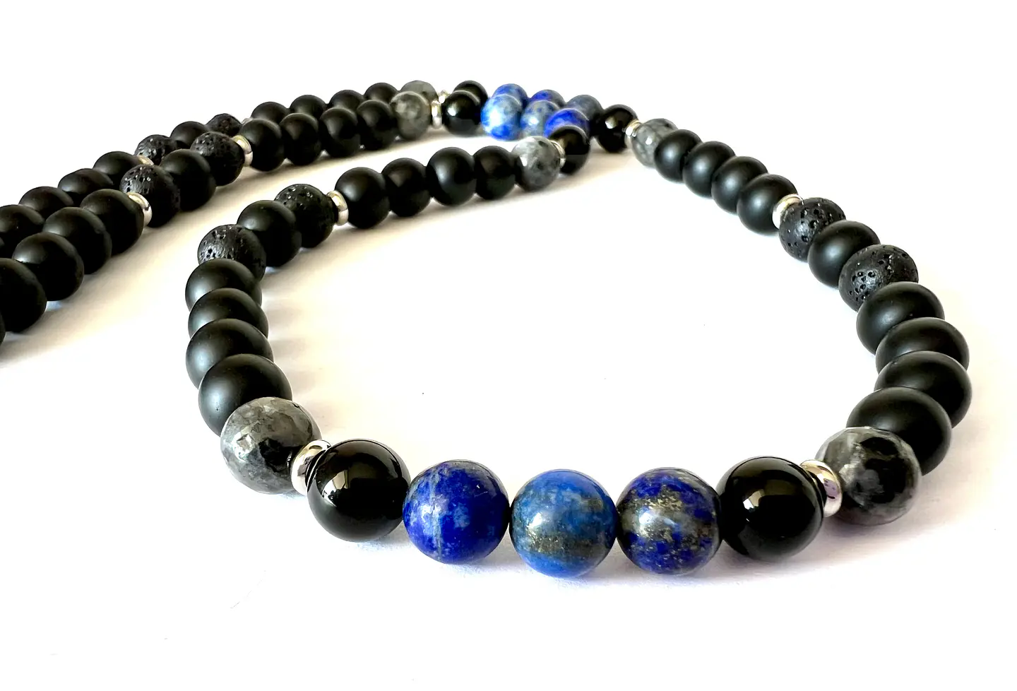 Collar de piedras naturales y semipreciosas 1