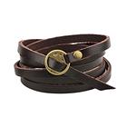 Pulsera Cuero - Larga estilo Vintage 4