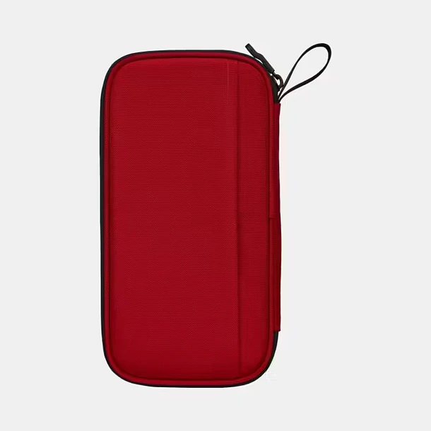 Portadocumento Travel Organizer con protección (rojo) 4